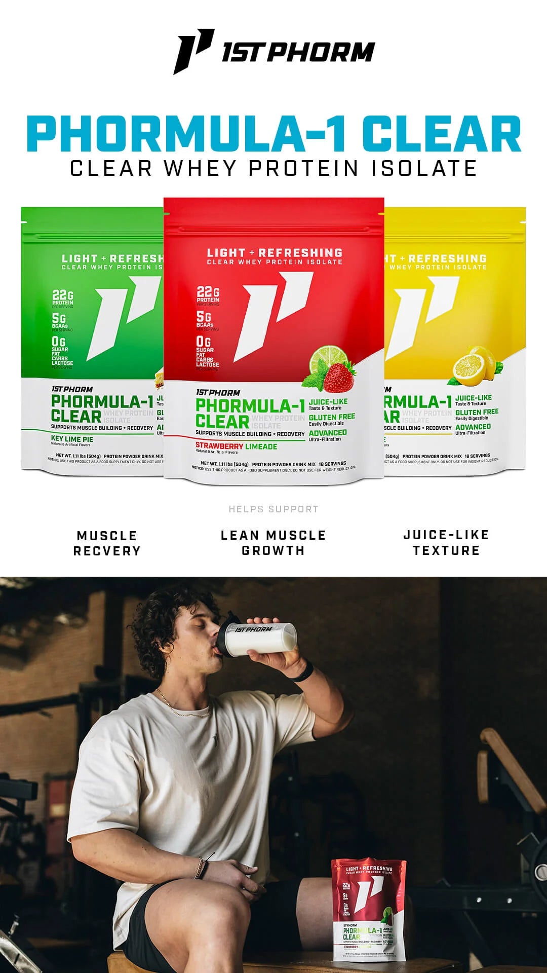 Phormula - 1 Clear Post Workout Protein